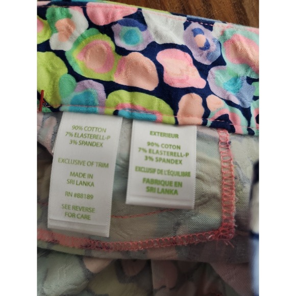 Lilly Pulitzer Gypsy Jungle Ellie Shorts Low Rise Size 00 Old Money Quiet Luxury - Picture 7 of 10